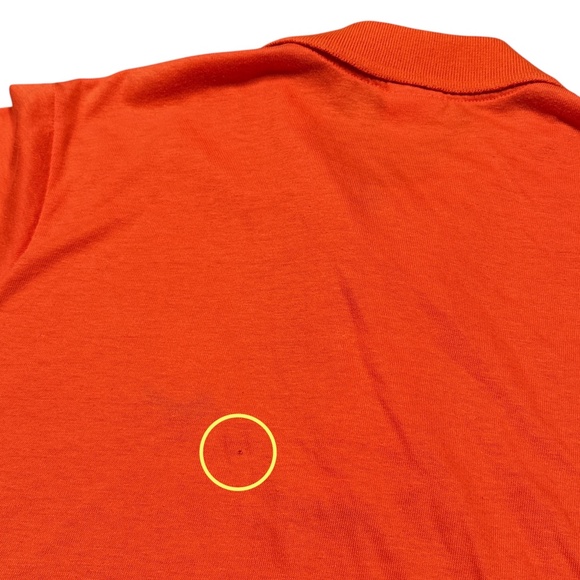 Vintage 90s Clemson University Tigers Made in USA Hartwell Polo Shirt Mens Large - Picture 6 of 10